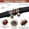 LECTO Universal 5/8", 1/2", .700" Drip Line Repair & Extension