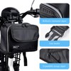 Yilceemy Bicycle Handlebar Bag, Waterproof Handlebar Bag, Waterproof Handlebar Adapter,