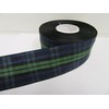 1 Roll of 38mm x 25 metres Tartan Ribbon Navy