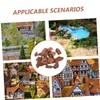 IWOWHERO 1 Pack Miniature Bark Diorama Supplies for Fairy Dry