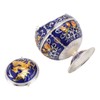 Ball Ashtray with Windproof Lid Retro Dragon Stereoscopic Relief Zinc