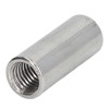 10PCS Round Coupling Nuts 304 Stainless Steel Female Thread Cylindrical