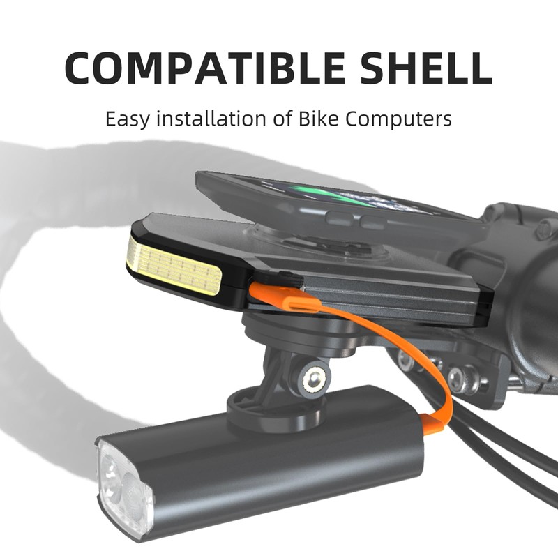 CYCLAMI Front Lights, Bike Lights Compatible with Garmin/iGPSPORT Bike Computers,