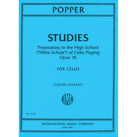 Studies for Cello, Opus 76 – Preparatory to Op. 73 by David Popper