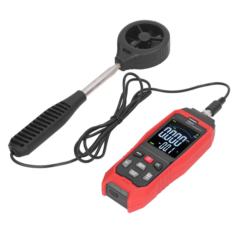 Portable Digital Anemometer Handheld Air Flow Velocity Tester Wind Speed