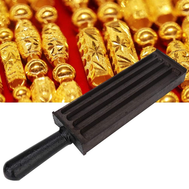 Ingot - Rectangle Steel for Gold Silver Hardware, Copper Aluminum