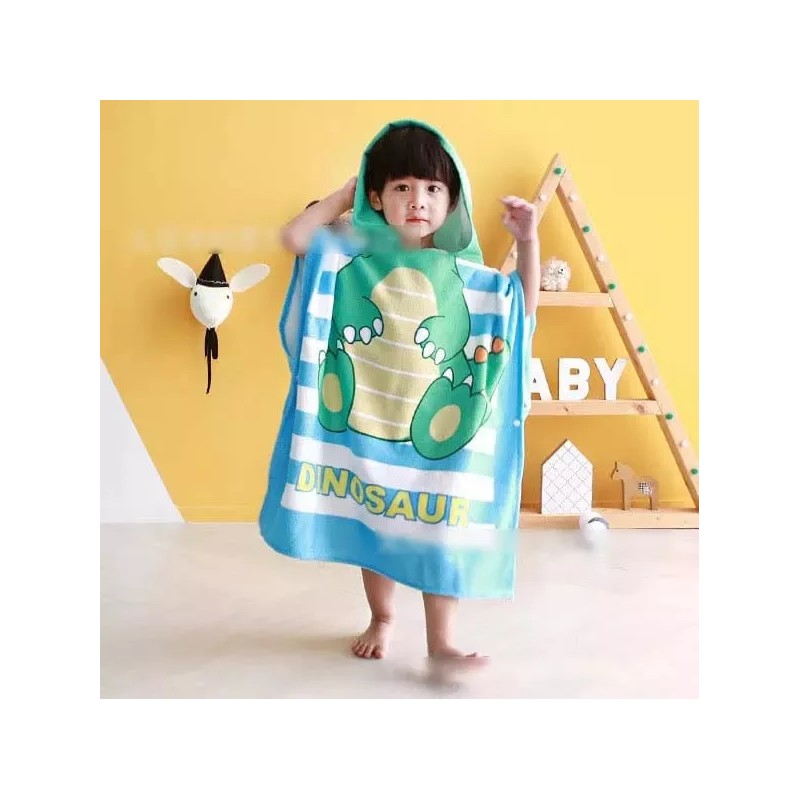 KH Toalla Baño Niños Bebe Con Capucha Tipo Poncho Playa