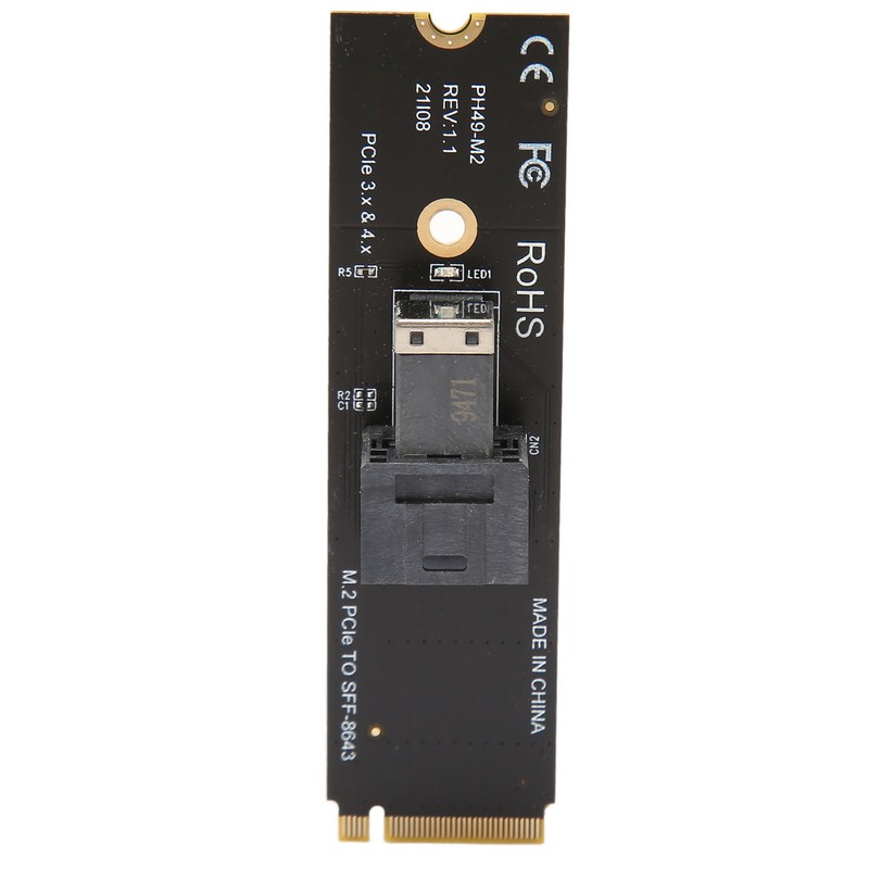 M.2 PCIE 4.0 to SFF8643 U2 Adapter M.2 NVME to