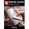 Bene Casa 7-Inch Stainless Steel Cleaver Knife with Rosewood Handle