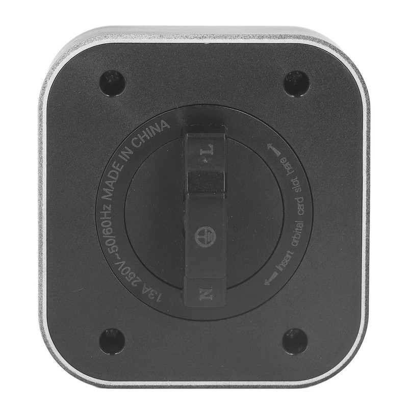 Square Track Adapter Surface Mounted Power Outlet Socket with Indicator