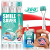SMILE SAVER 360° * BRACES BRUSH * 3-Sided Toothbrush *