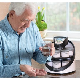 14 Day Pill Planner with Advanced Automatic Alarm Reminder Up to Four Times Daily Doses - Pill Reminder Medication Management