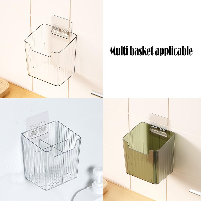 4 PACK Shower Caddy Adhesive Replacement, Shower Shelf Adhesive No
