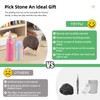 Pick and Peel Stone Kit, 2PCSPick Round Stone for Anxiety