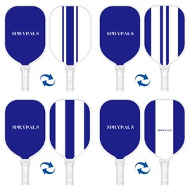 Pickleball Paddles,USAPA Approved Premium Wood Pickleball Set of 4 with 4 Pickleball Balls and 1 Carry Bag Pickleball Rackets with Ergonomic Cushion Grip for Beginner & Pros Gifts for Men Women Youth