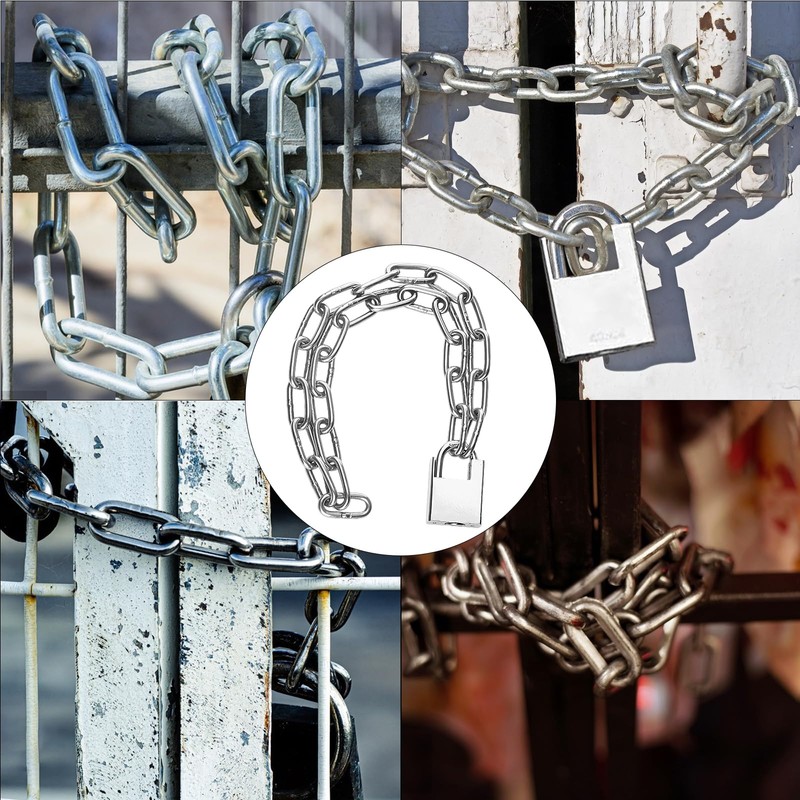 Bicycle Chain Lock, 80 cm Bicycle Lock, Security Chain, Motorcycle