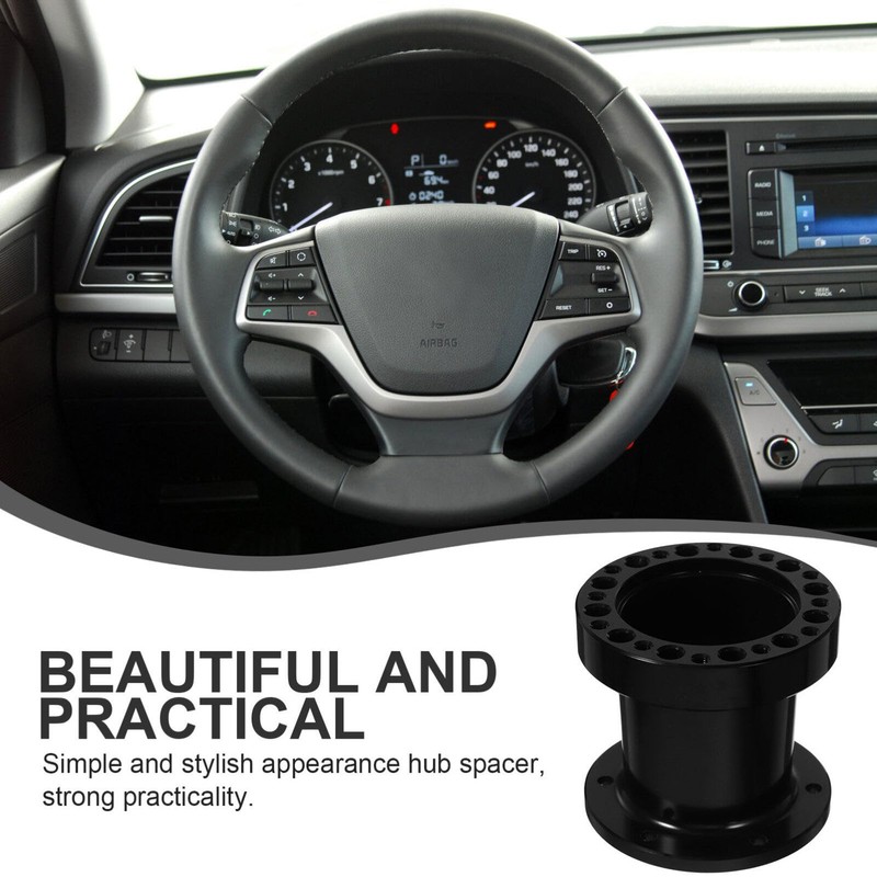 iplusmile 1set Car Steering Wheel Adapter Plate Steering Wheel Adapter