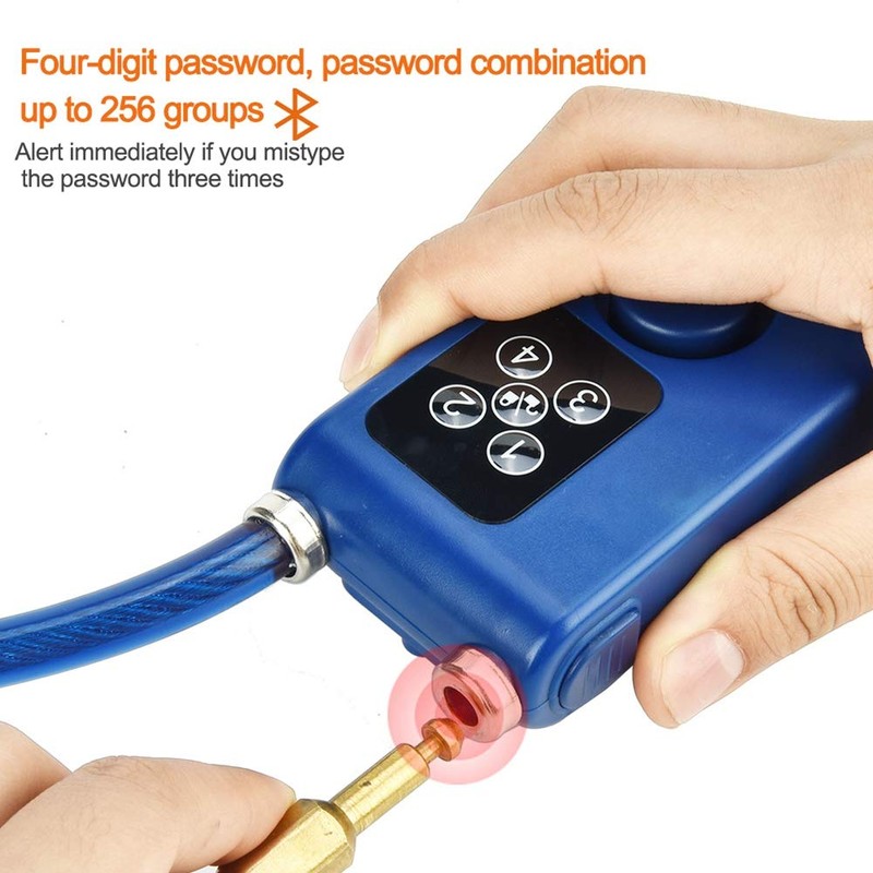 Bicycle Anti-Theft Device, Y787 Smart Anti-Theft Alarm Lock Waterproof Wire