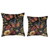 Pollinator Garden Design Wildlife Flowers Native Plants Throw Pillow