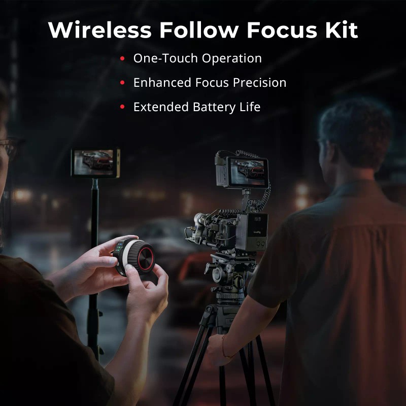 Universal SmallRig Wireless Follow Focus Lite Kit with Handwheel Controller