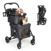 Beberoad Pets T1 Double Pet Stroller for 2 Small Dogs