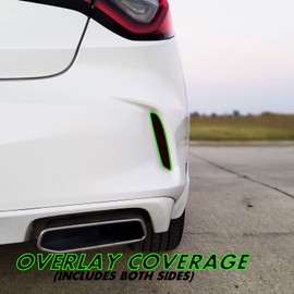 SlickMod PreCut Vinyl Smoke Tint for 2021-2022 Acura TLX Reflector (4. Reflector, 20% Dark Smoke)