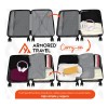 Maleta De Viaje Rígida Carry On De Mano Cabina Gris