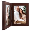 Frametory, 5x7 Double Picture Frame - Real Glass Hinged 2