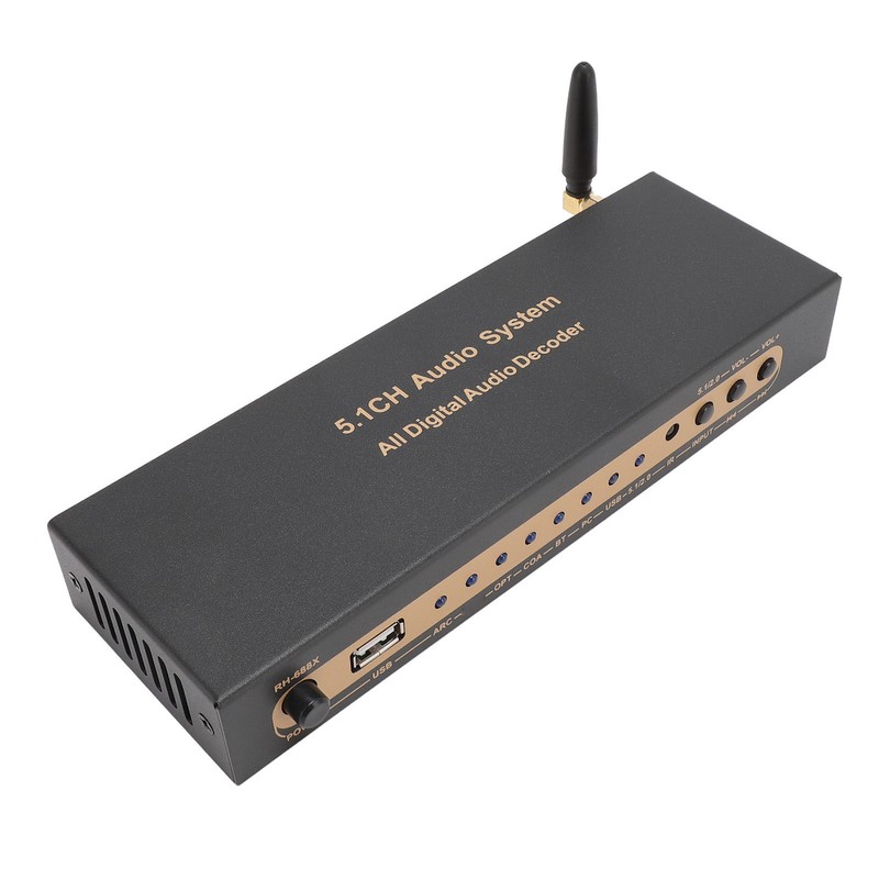 5.1 Channel Sound Decoder 192Khz/24Bit HD Multimedia Interface 4K ARC