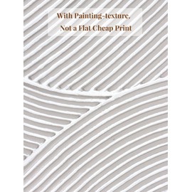 Framed 3-Piece Neutral Abstract Textured Wall Art – Modern Boho Wall Décor for Living Room, Bedroom & Bathroom – Large 3D Framed Artwork for Contemporary Home Décor，20 x 28 inches x3 pieces