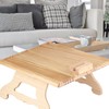 Sofa Arm Clip Table Foldable Wooden Armrest Clip On Tray