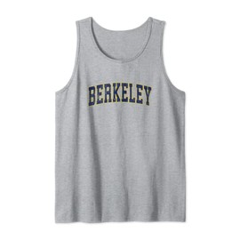 Berkeley California CA Vintage Athletic Sports Design Tank Top