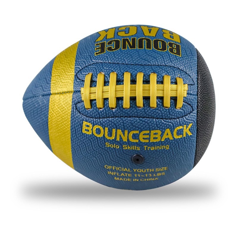 BOUNCEBACK Training Football, Size 7, Youth Training Football Equipment for