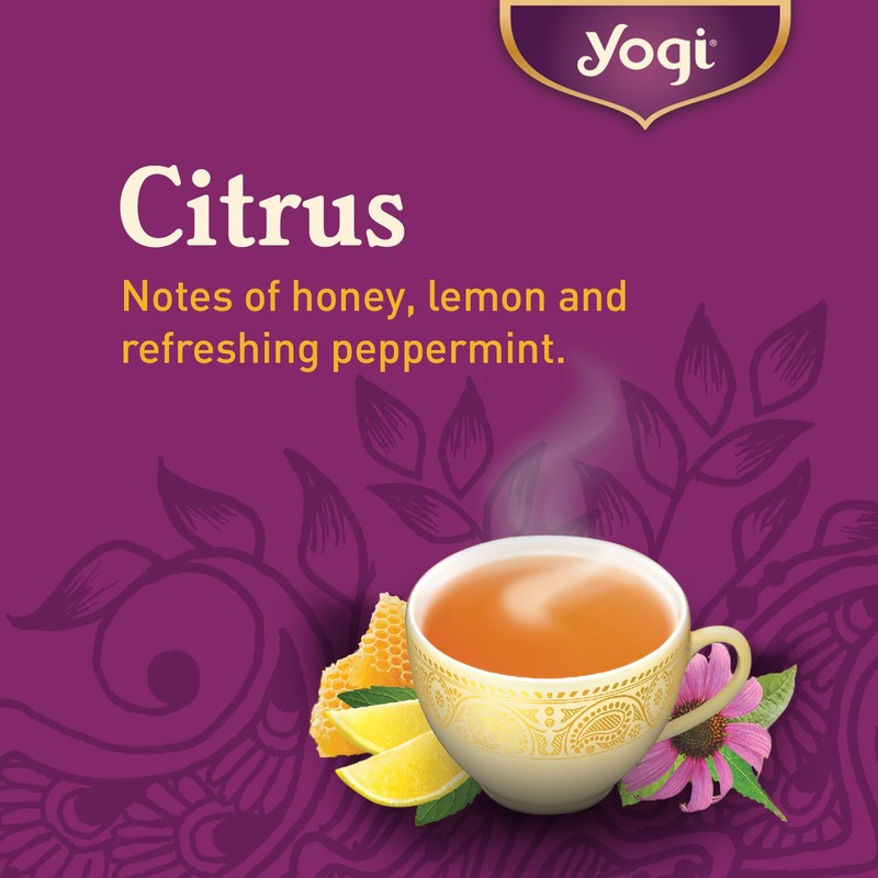 Yogi Tea - Honey Lemon Throat Comfort (4 Pack) -