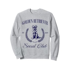 Golden Retriever Social Club Women Dog Mom Sweatshirt