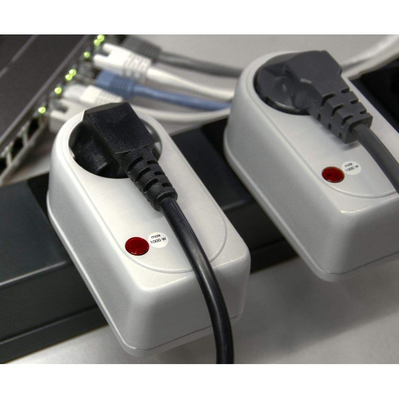 AUTH Mains Filter Universal Broadband Adapter Plug 6A 10KHz -