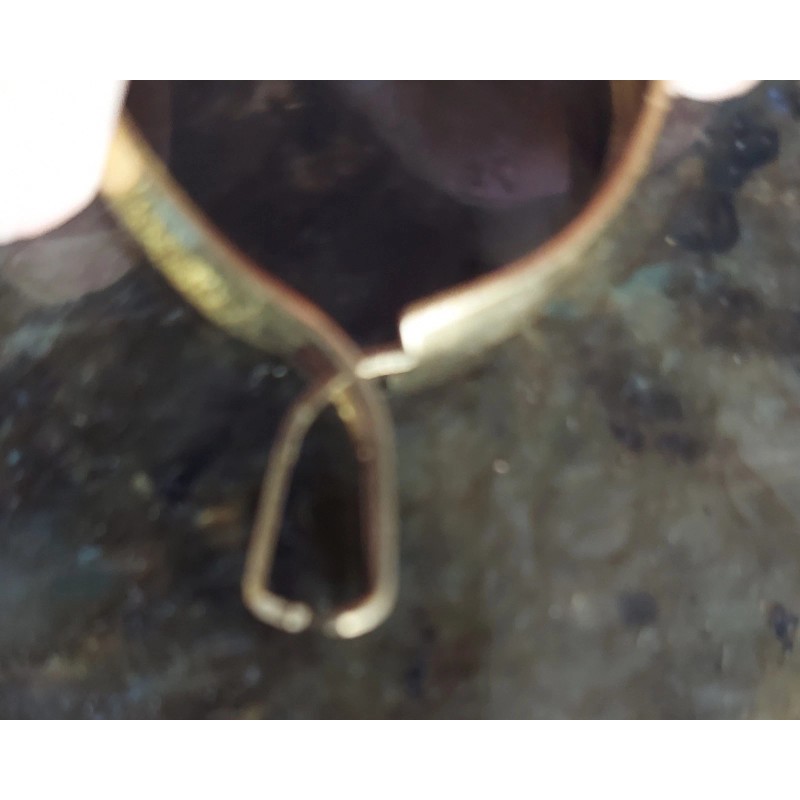 Kirsch Vintage Kirsch 1" Brass Clip-On Cafe Curtain Rings No.