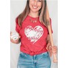 Baseball Shirt Women Baseball Mom Shirts Baseball Heart Graphic Tee