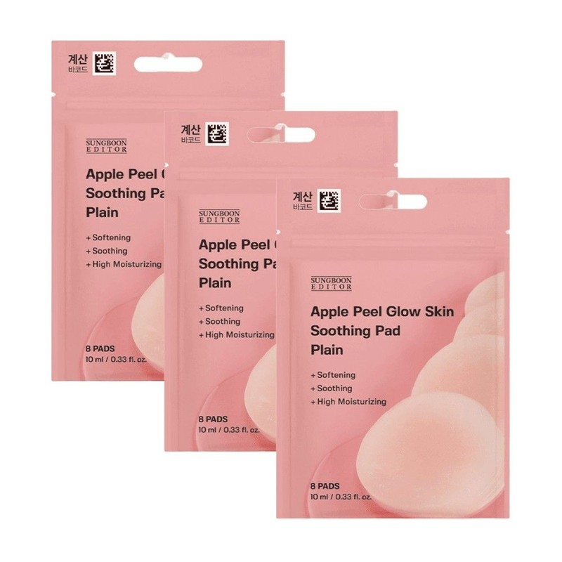 Ingredient Editor Apple Peel Smooth Texture Soothing Pad Plain, 8