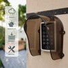 Dgyezhao Outdoor Keypad Cover,Plastic Access Control Rain Cover Sun Shade