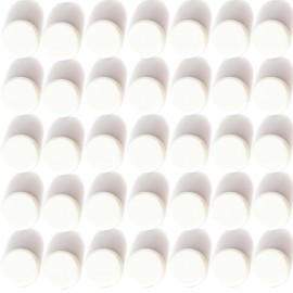ZDZBLX Fridge Magnets, 40 Pack Strong Refrigerator Magnets, Small Round Whiteboard Magnets, Heavy Duty Cute Mini Magnet for Fridge, Locker, Classroom, School, Office, Crafts & DIY, White Circle Magnet