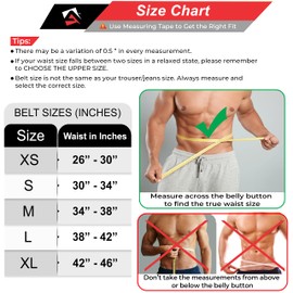 AQF Neoprene Weight lifting Belt for Men and Women – Extra Wide 6” Curved Gym Training Double Padded Strength for Back Support Powerlifting Bodybuilding CrossFit Squats Deadlift and Workout Equipment