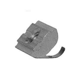 20x T-Slot Nut with Spring Groove 8 m8 (20, 20NuStmFN8M8)
