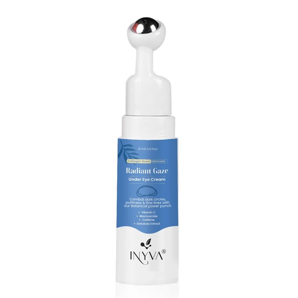 INYVA Radiant Gaze Under Eye Cream | Reduces Dark Circles,