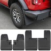 Mud Flaps for Ford Bronco 2021-2026 Front and Rear Splash