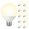 DEGNJU LED Vanity Light Bulbs, 60W Equivalent, Bathroom Light Bulbs