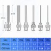 24 Piezas Agujas Dosificadoras 1 Pulgada Conector Luer de Punta