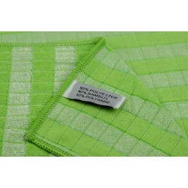 Respekt Microfibre 10-Piece Tea Towel Set, Orange/Green – Original As Seen On TV.