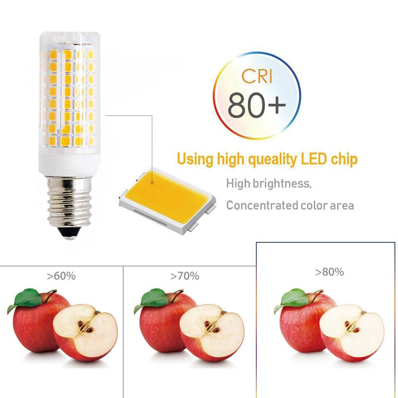 Lxcom Lighting 10W E12 LED Corn Light Bulb(6 Pack)- 2835