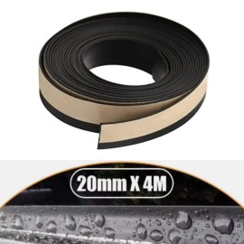 Unbranded 4M Rubber Seal Strip Universal Car Door Window Trim Self Adhesive Weatherstrip
